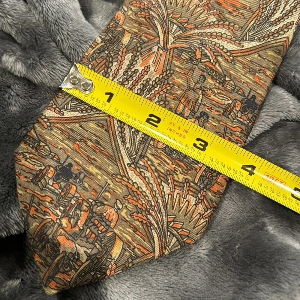 Balmain Native Print 100% Italian Silk Scarf